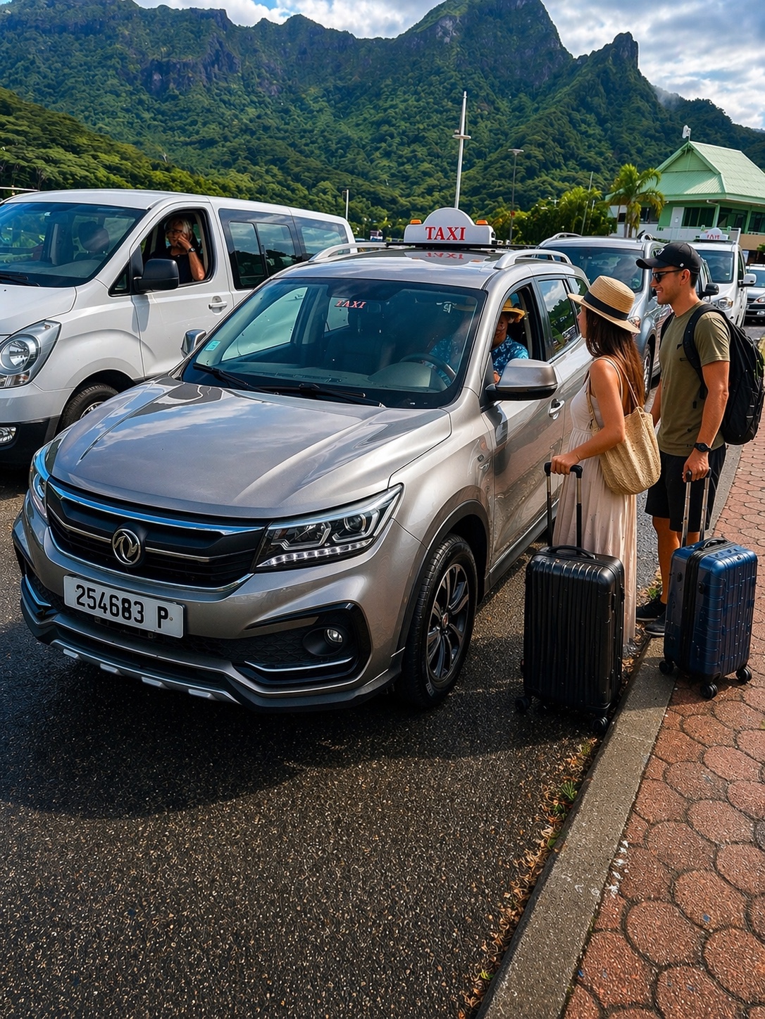 Moorea taxi pickup